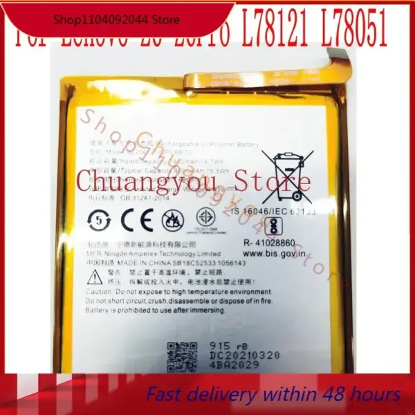 New High Quality BL296 Battery For Lenovo Z6 Z6Pro L78121 L78051 Mobile Phone
