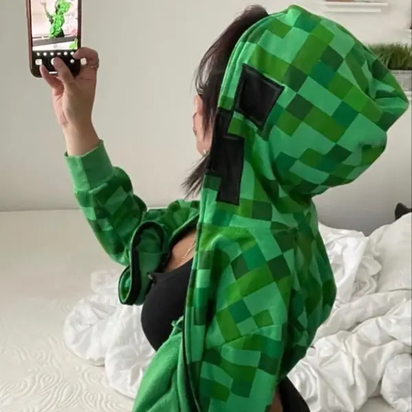 Streetwear Y2K Zip up hoodie Grunge Goth Aesthetics Graphic Print Retro Punk Clothes Oversized Hip Hop Zipper Hoodie sweatshirt