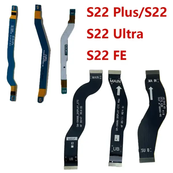 For Samsung S22 Plus Ultra FE S908 S901 S906 Wi-Fi Signal Antenna USB Dock Main Motherboard Flex Cable Testing Good